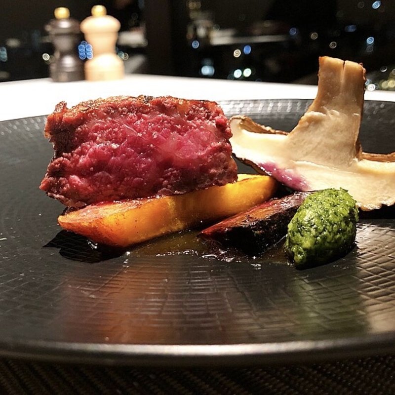 国産牛サーロインのグリル(Anchor Kyoto)