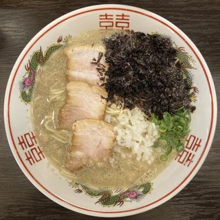 海苔煮干しラーメン(浅草 参食堂(さんしょくどう))