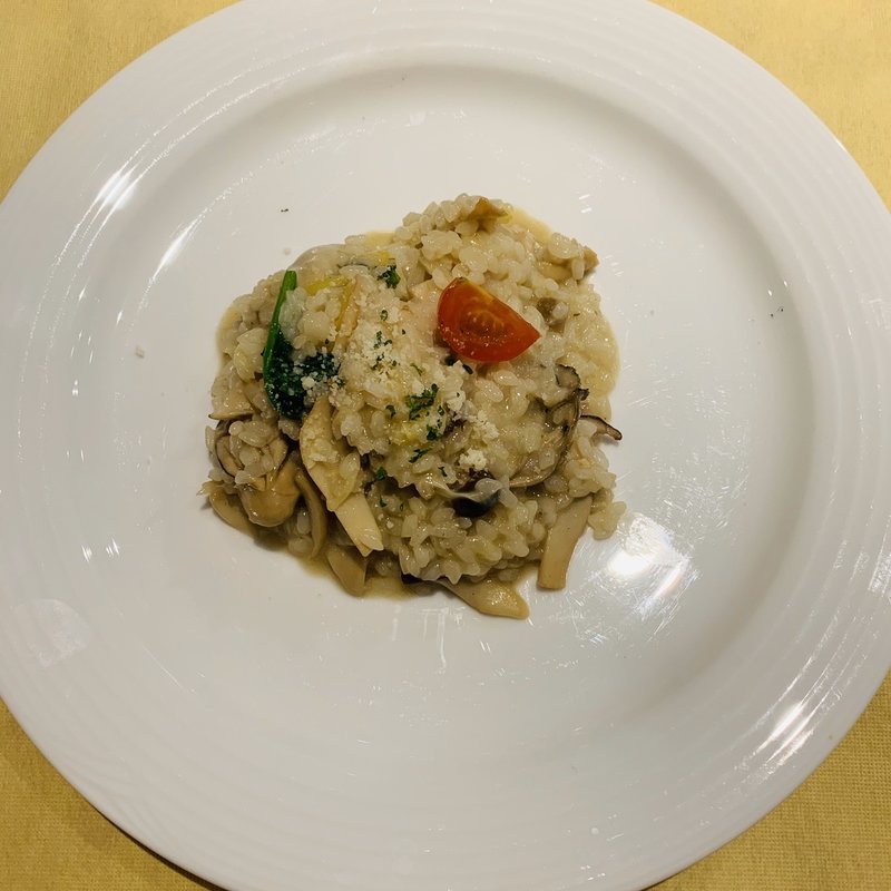 牡蠣のリゾット(リストランテ アントン)