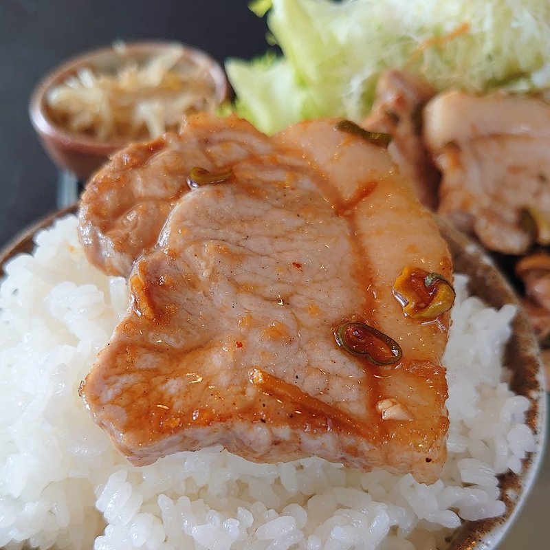 生姜焼き定食(げんこつ亭)