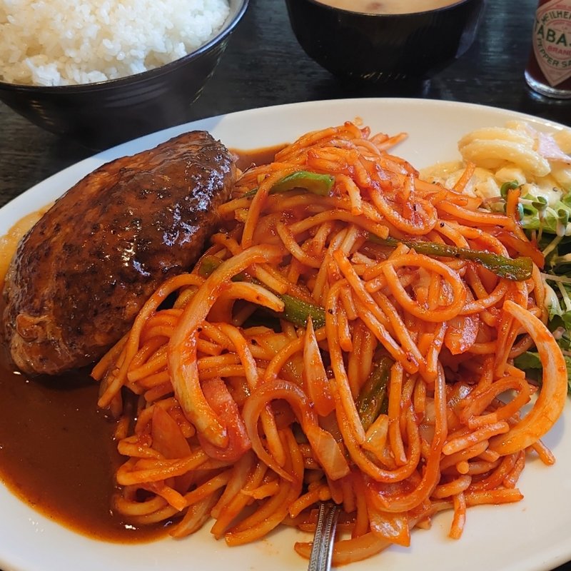 ハンバーグナポリタン(串焼き けんちゃん )