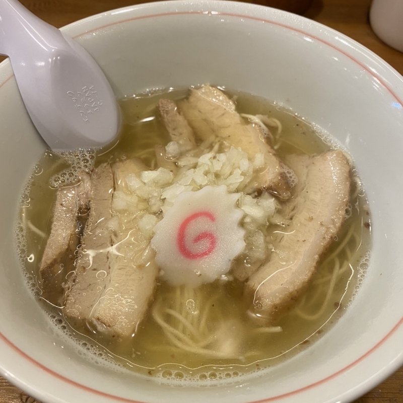 肉入り塩煮干しそば(別邸三く 中華㐂蕎麦 萃)