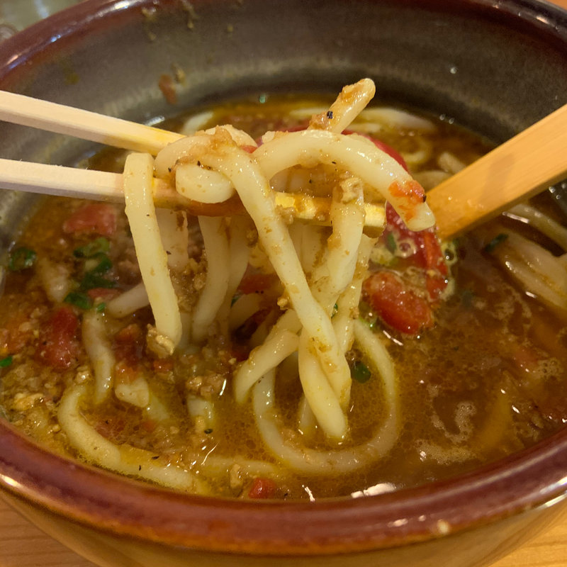 スパイシーカレーうどん 温(硯家 南池袋店)