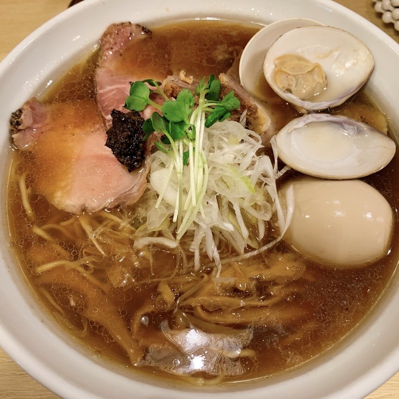 味玉蛤そば醤油(麺屋 壱心 )