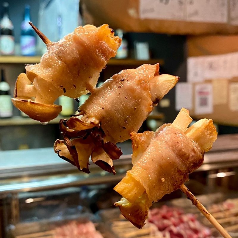 きのこ巻(焼鳥はなび)