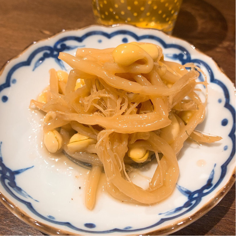 豆もやしのナムル(立ち飲みビールボーイ 中目黒店)