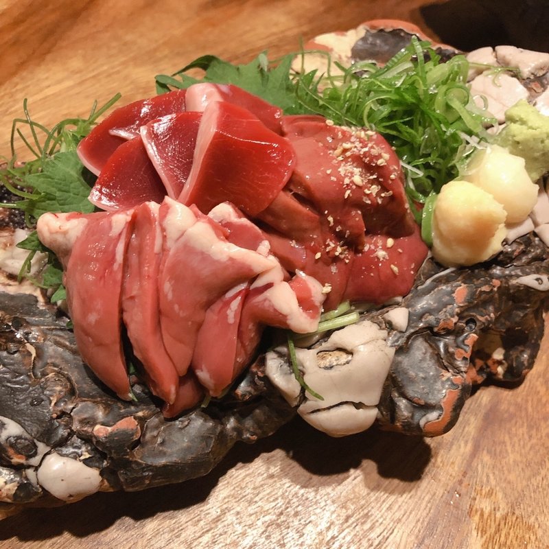 刺身三種盛り(やきとり銀蔵)