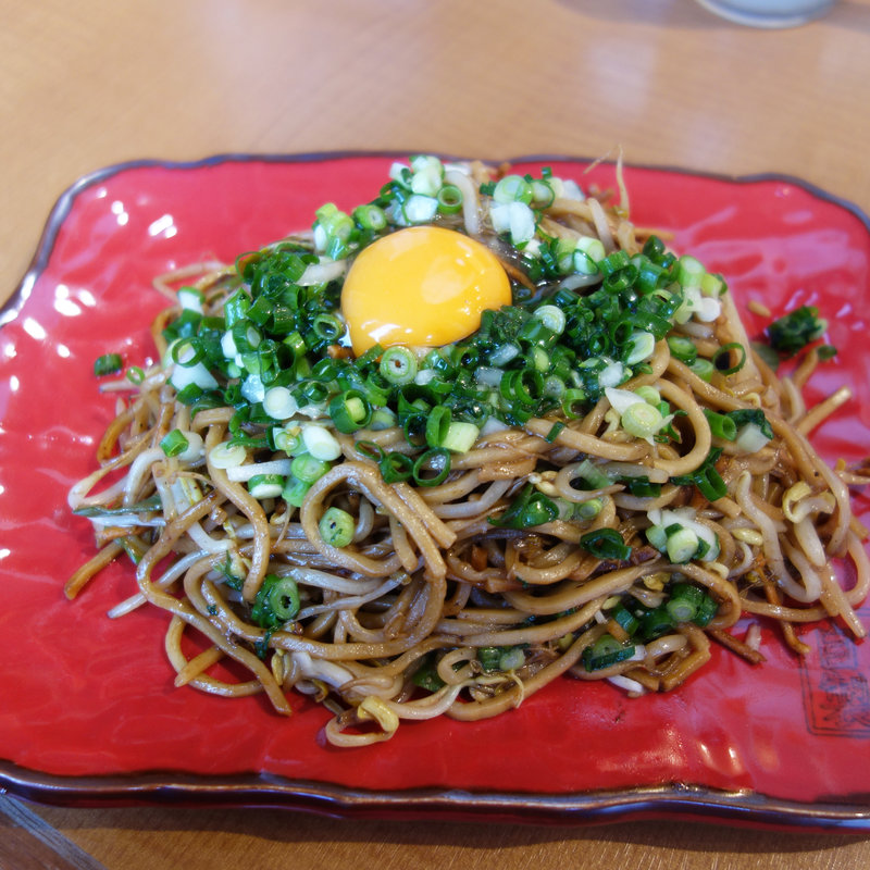 ネギ玉焼そば(バソキ屋 那の川本店 焼そば専門店)