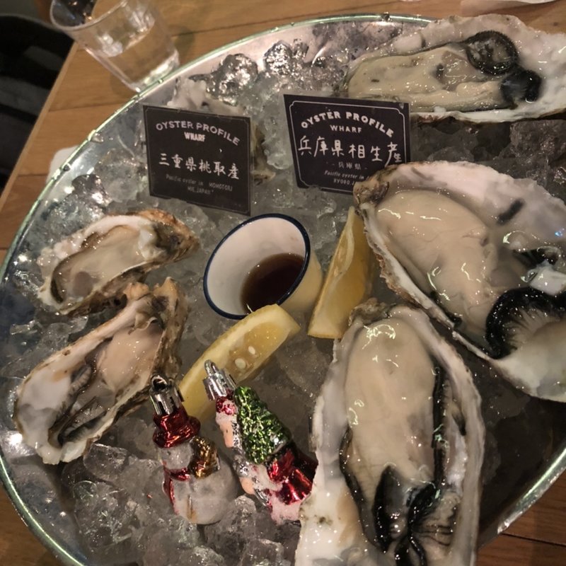 生牡蠣(梅田 ワーフ)