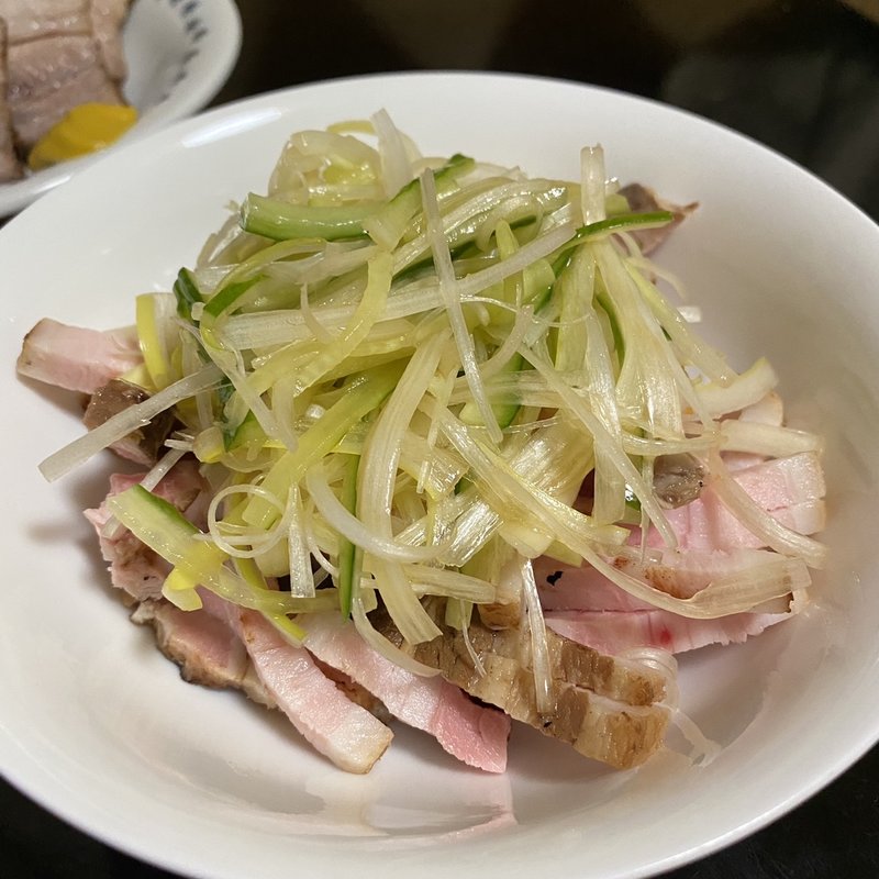 ネギチャーシュー(自宅)