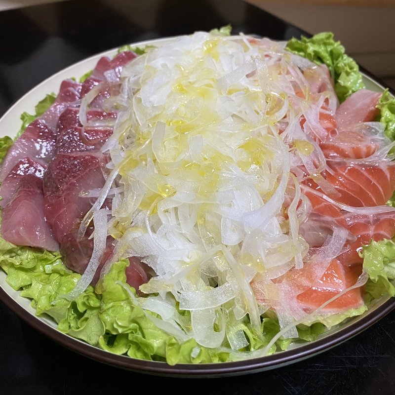 カルパッチョ風(自宅)