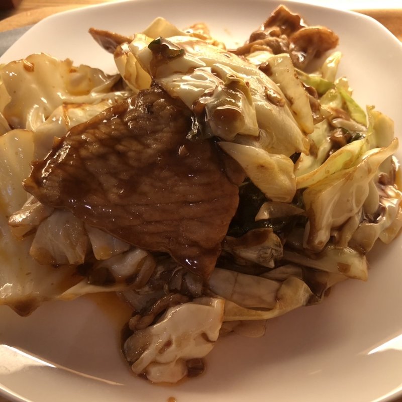 回鍋肉定食(幸福点心坊)