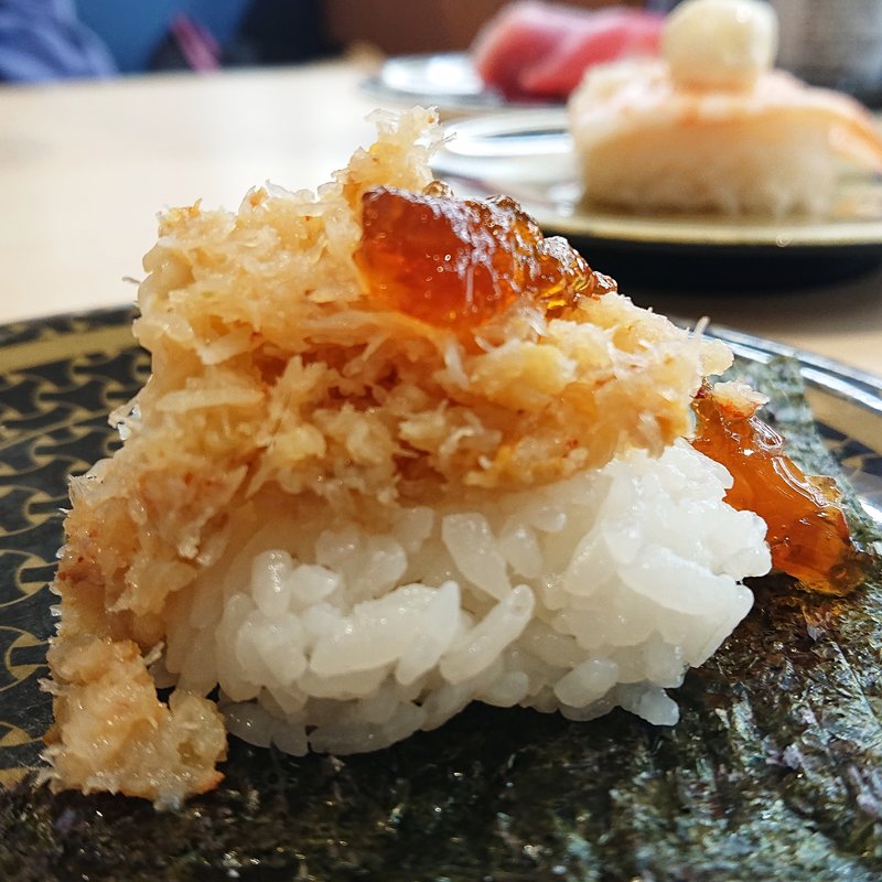 北海道水揚げくり蟹つつみ(はま寿司 鶴見中央店)