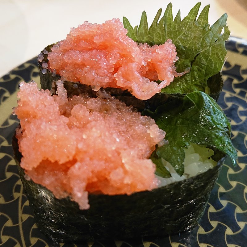 大葉たらこ(はま寿司 鶴見中央店)
