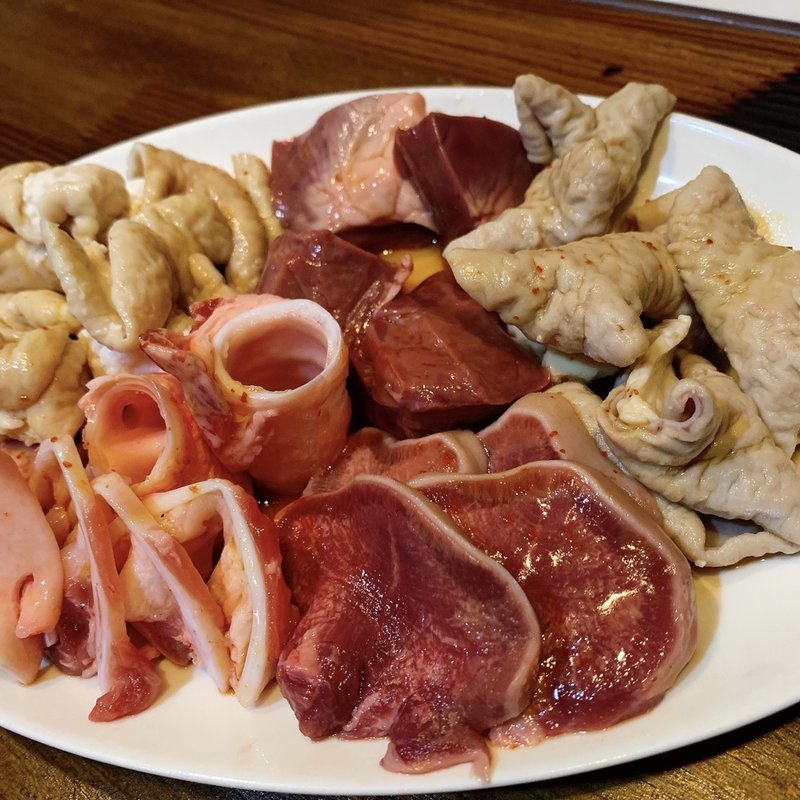 盛り合わせ5種(立石ホルモン 和敬)