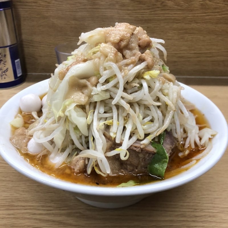 大ラーメン(ラーメン二郎 栃木街道店 （らーめんじろう）)