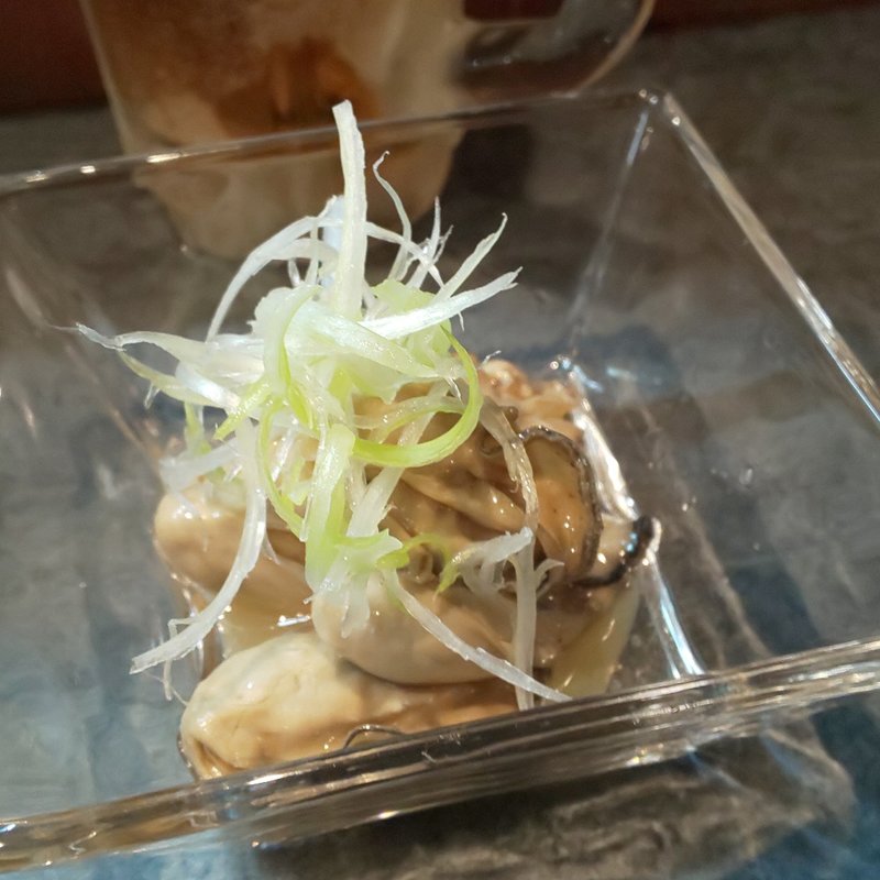 カキのオイル漬け(串と魚 京や)