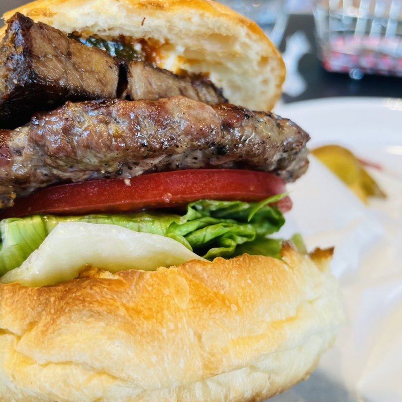 テキサスブリスケットバーガー(エーエス クラシックス ダイナー ROPPONGI HILLS)