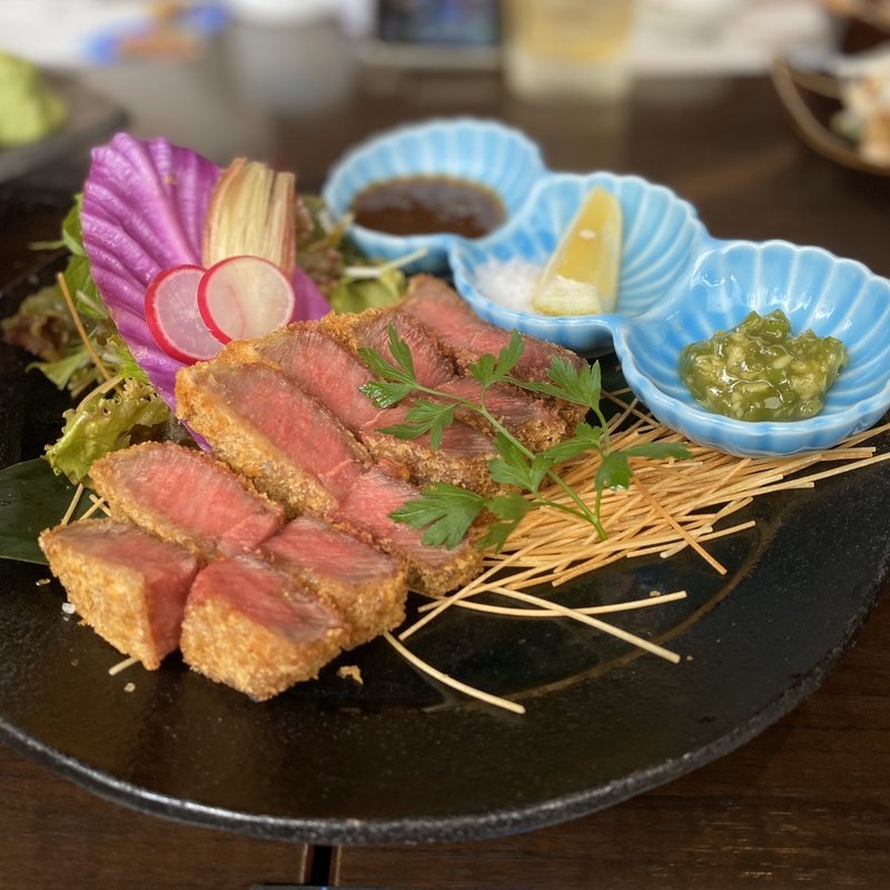 黒毛和牛いちぼ肉のレアカツ(鉢屋 （はちや）)