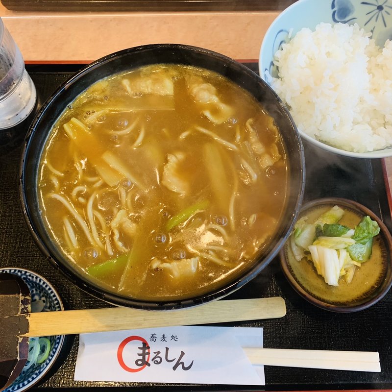 カレー南蛮そば(まるしん )