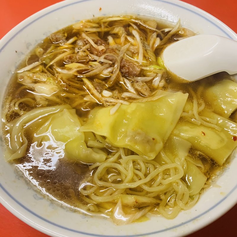 ネギ味噌ワンタン麺(一番)