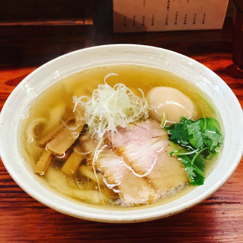 味玉入り塩らーめん(純手打ち 麺と未来)