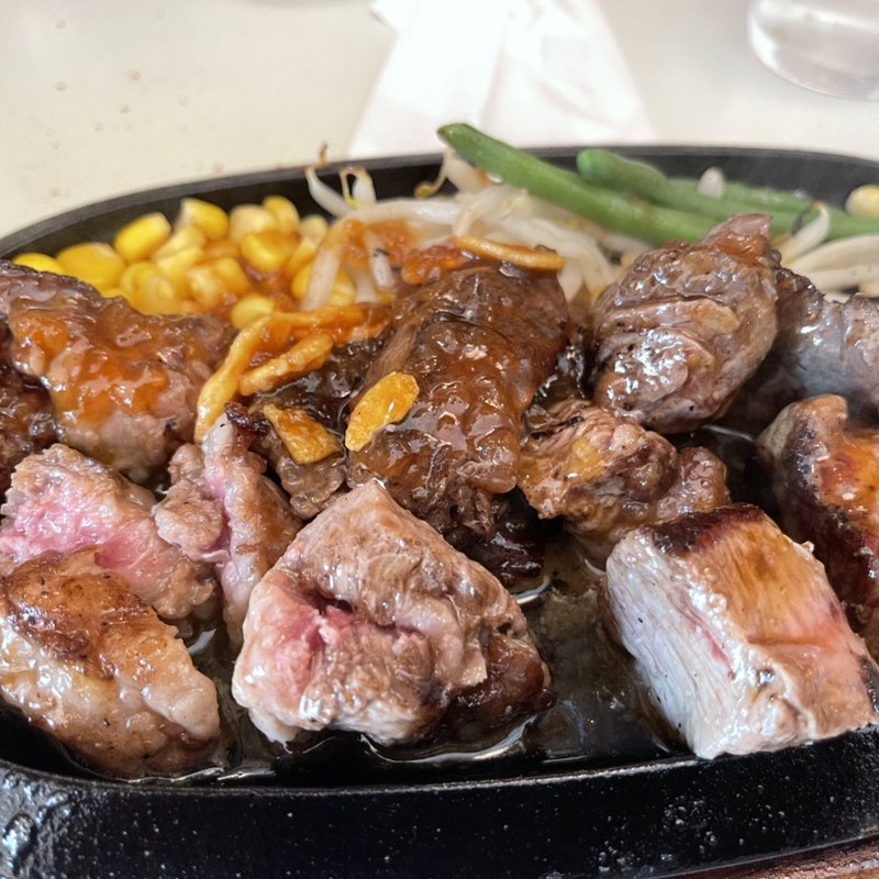 ミックスステーキ200g(サガリ100g&カルビ100g)(KUISHINBO新大久保店)