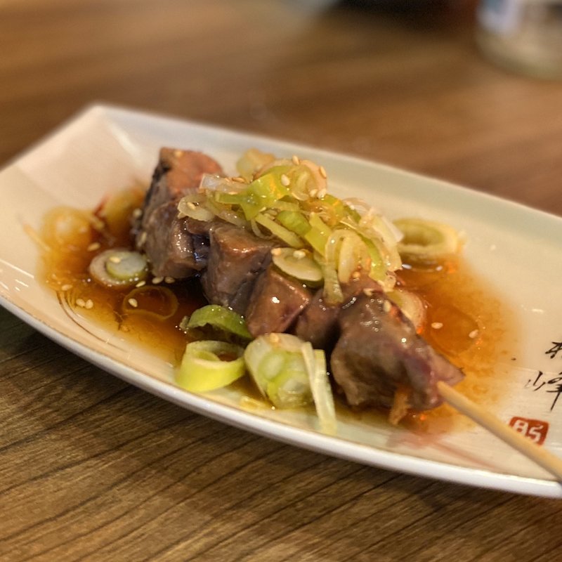 牛レバテキ(大衆酒場 もつ焼き やまと)