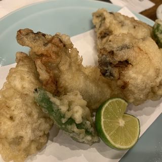 牡蠣の天ぷら(神谷バー)