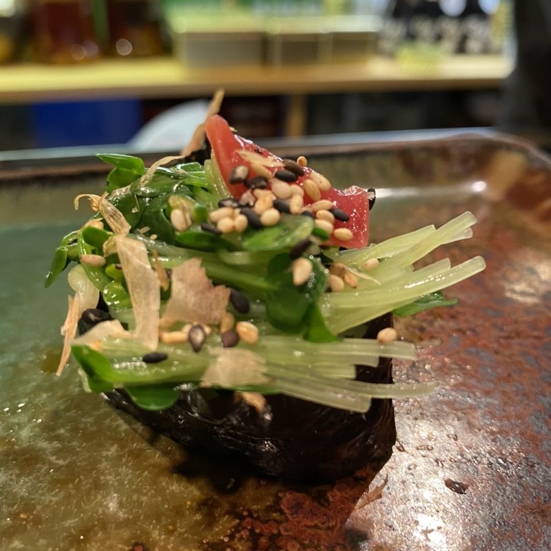 かわいれと梅肉(寿し処たく海)