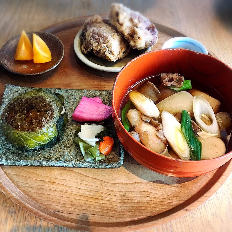 芋煮定食(ディヨンナナショクドウ （d47食堂）)