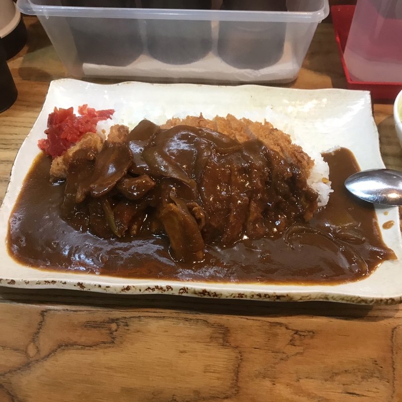 カツカレーライス(食事処 味しん)