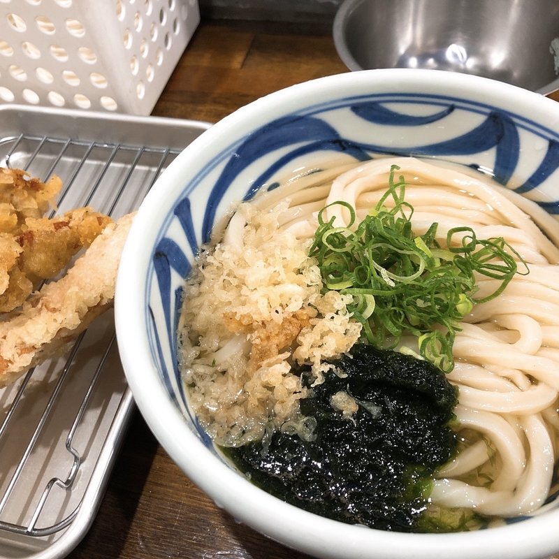 ちくわ天&鶏天 生のりかけ 冷並(うどんTokyo Light Blue Hongo3)