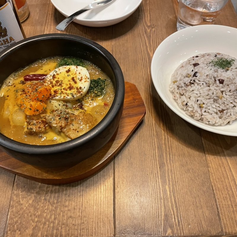 野菜とチキンのスープカレー(Spice&Sweets KAJU)