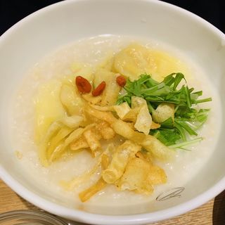 ワンタンかゆ セット(おかゆと麺の店 粥餐庁 東武池袋店)