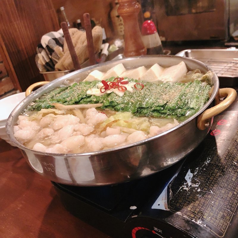 博多和牛もつ鍋（特製濃厚味噌味）(博多屋　いっぽめ)