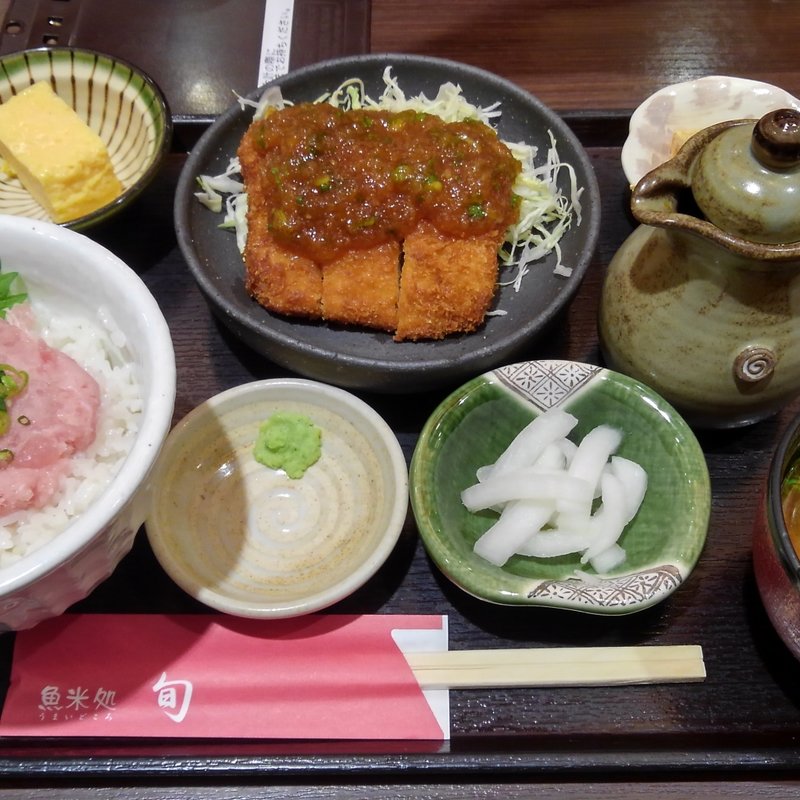 まぐろ尽くし、(ANA FESTA 魚米処 旬)