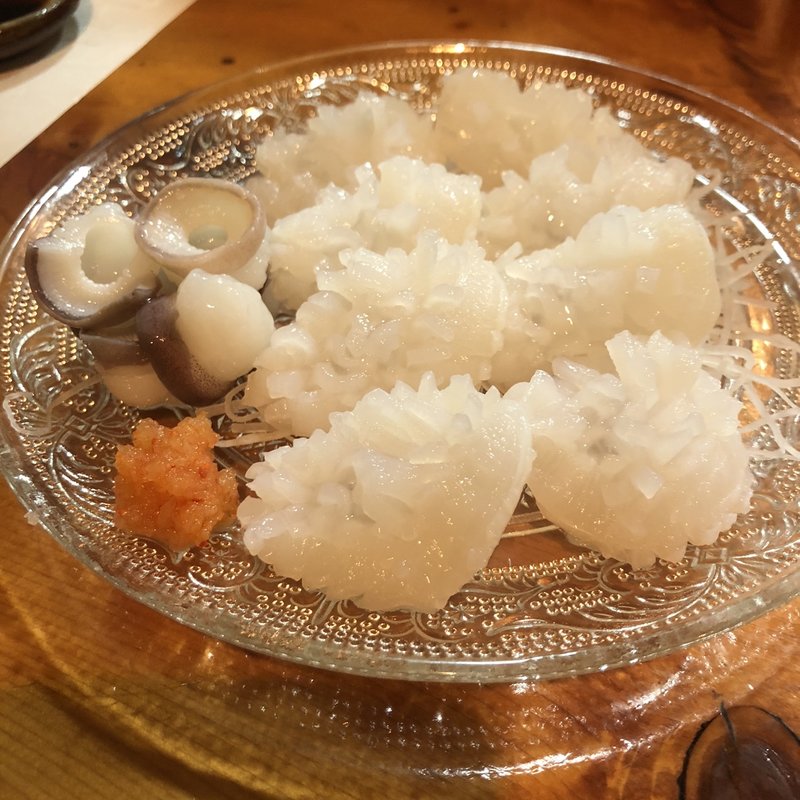 蛸の刺身(寿しながもとリニューアル)