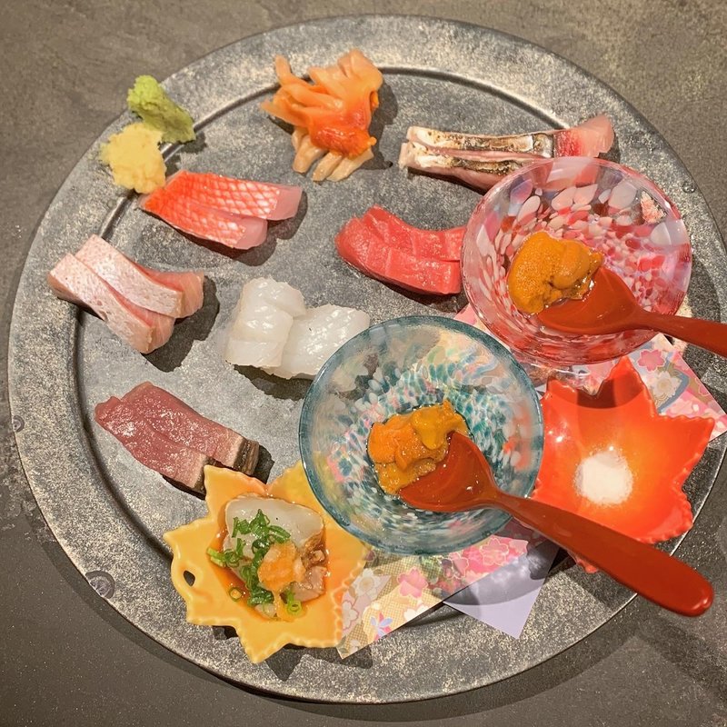 刺身10種盛り(オ山ノ活惚レ)