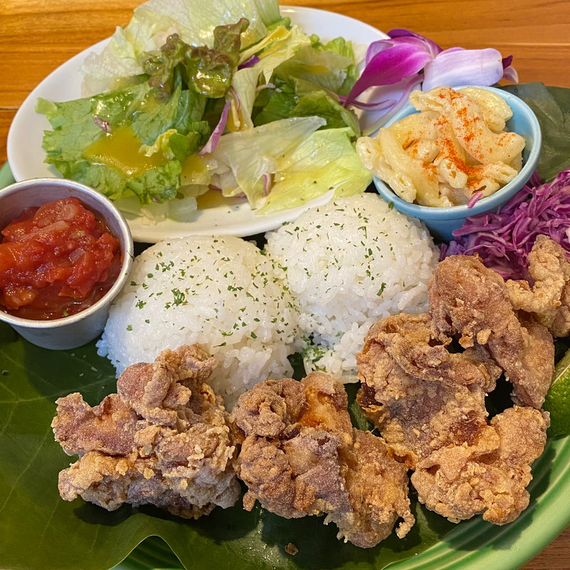 アロハモチコチキンプレート(コナズ珈琲垂水)