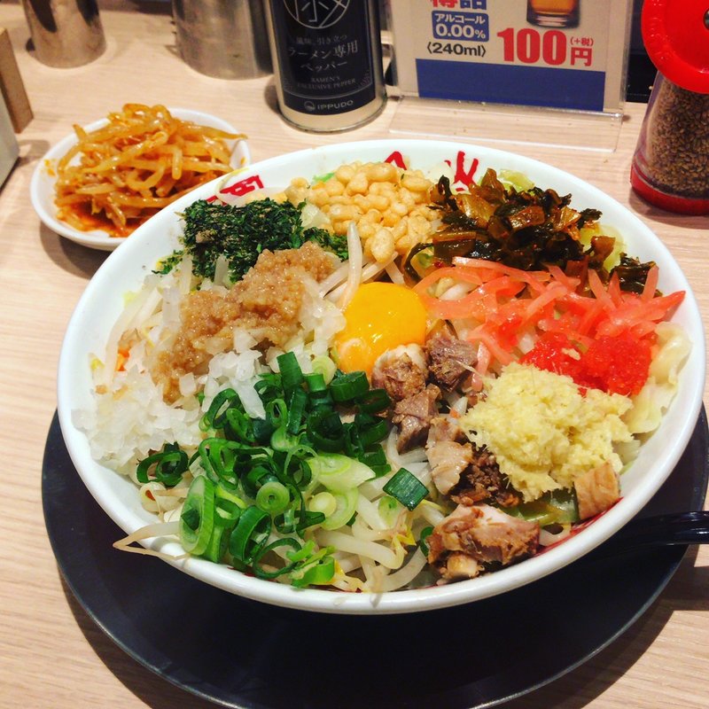 博多もんじゃそば(一風堂 浅草橋本舗)