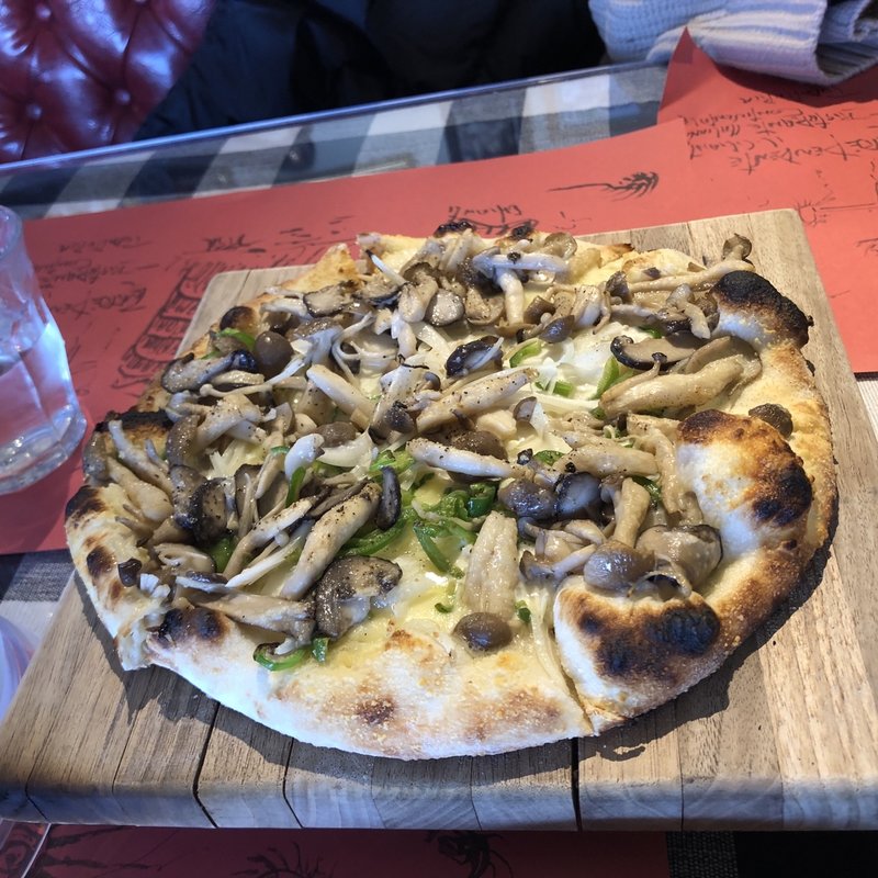 きのこピッツァ(イルキャンティ　河口湖店)