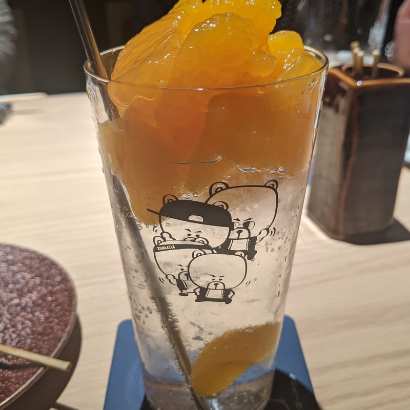 みかんの缶詰チューハイ(熊の焼鳥　中目黒店)