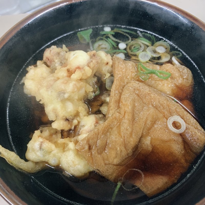 ゲソ天そば、きつね(山田屋 )