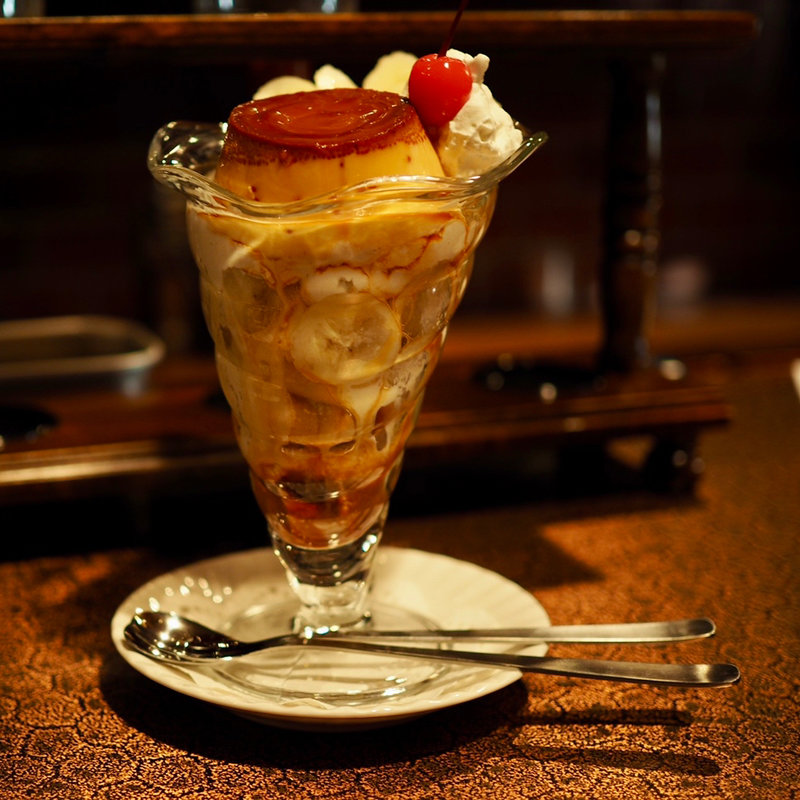 プリンパフェ(初恋の人と偶然の再会)(喫茶 初恋)