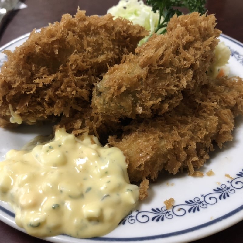 かきフライ（冬季）(煉瓦亭)