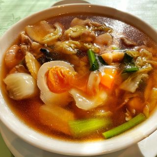 五目そば   什景湯麺(新世界菜館 （シンセカイサイカン）)