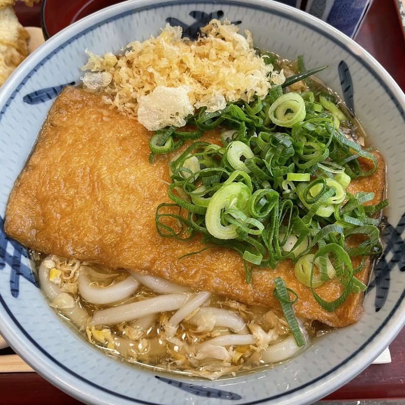 あんかけきつね（中）(金比羅製麺 茨木玉櫛店)