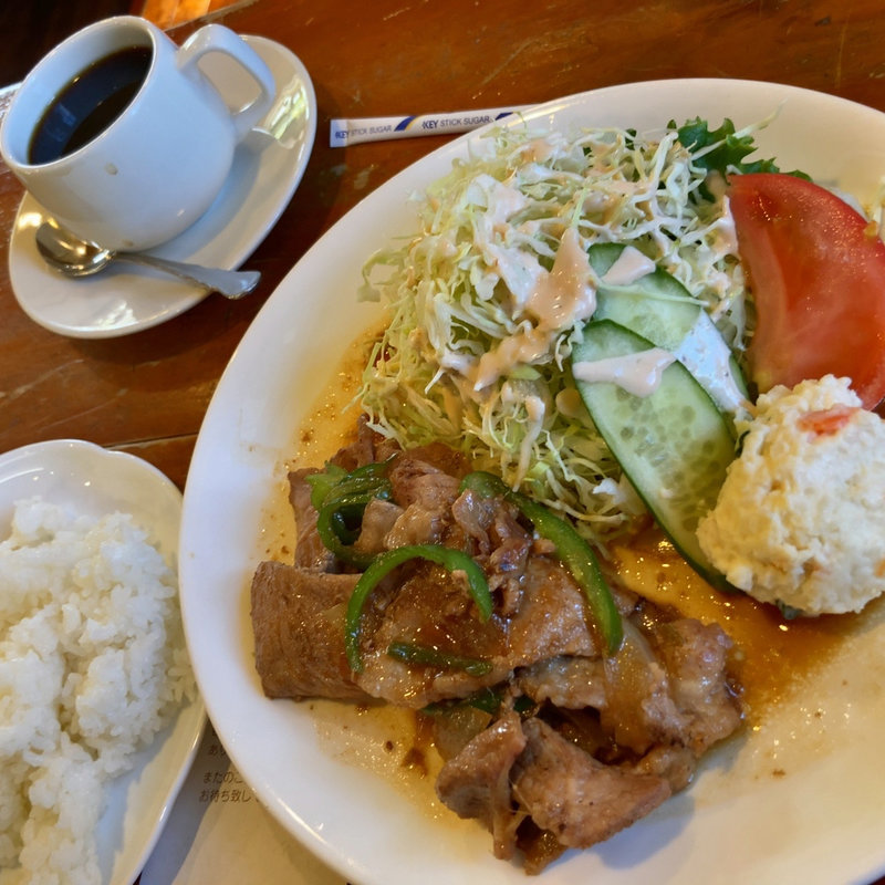 しょうが焼きランチ(Coffee Shop 白樺)