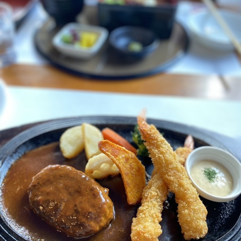 ハンバーグ(てらおか風舎 富来本店 （てらおかふうしゃ）)